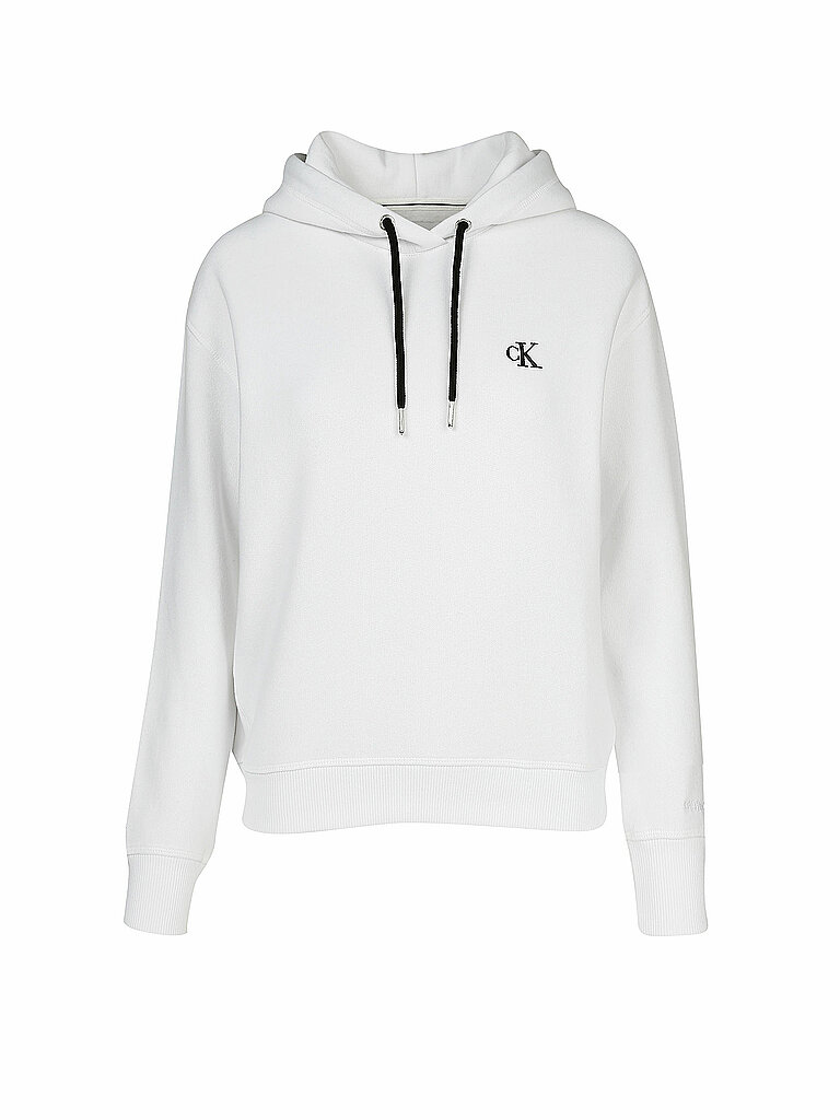 CALVIN KLEIN JEANS Kapuzensweater weiß | M